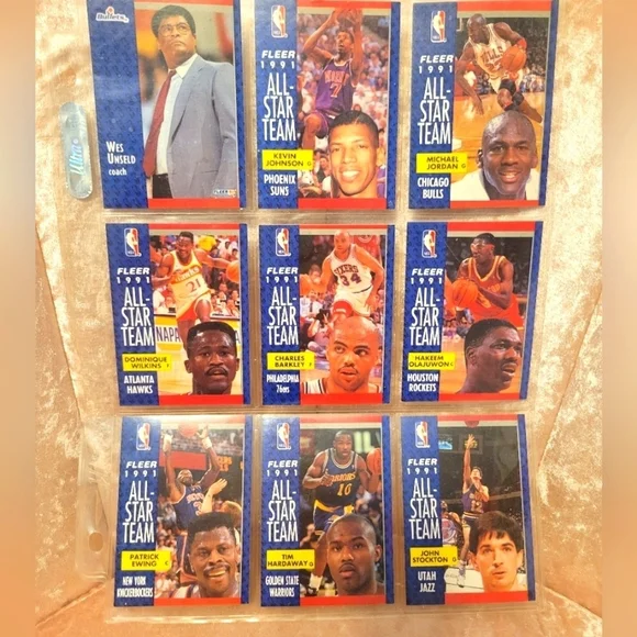 Fleer basketball card collection. Collectors items. - Picture 1 of 6